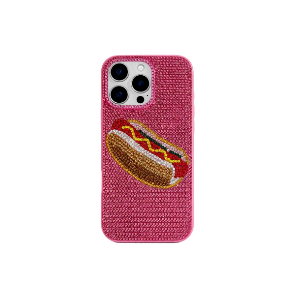 JW PEI Hot Dog Phone Case in Multicolor Pink | Phone Cases | Coveti