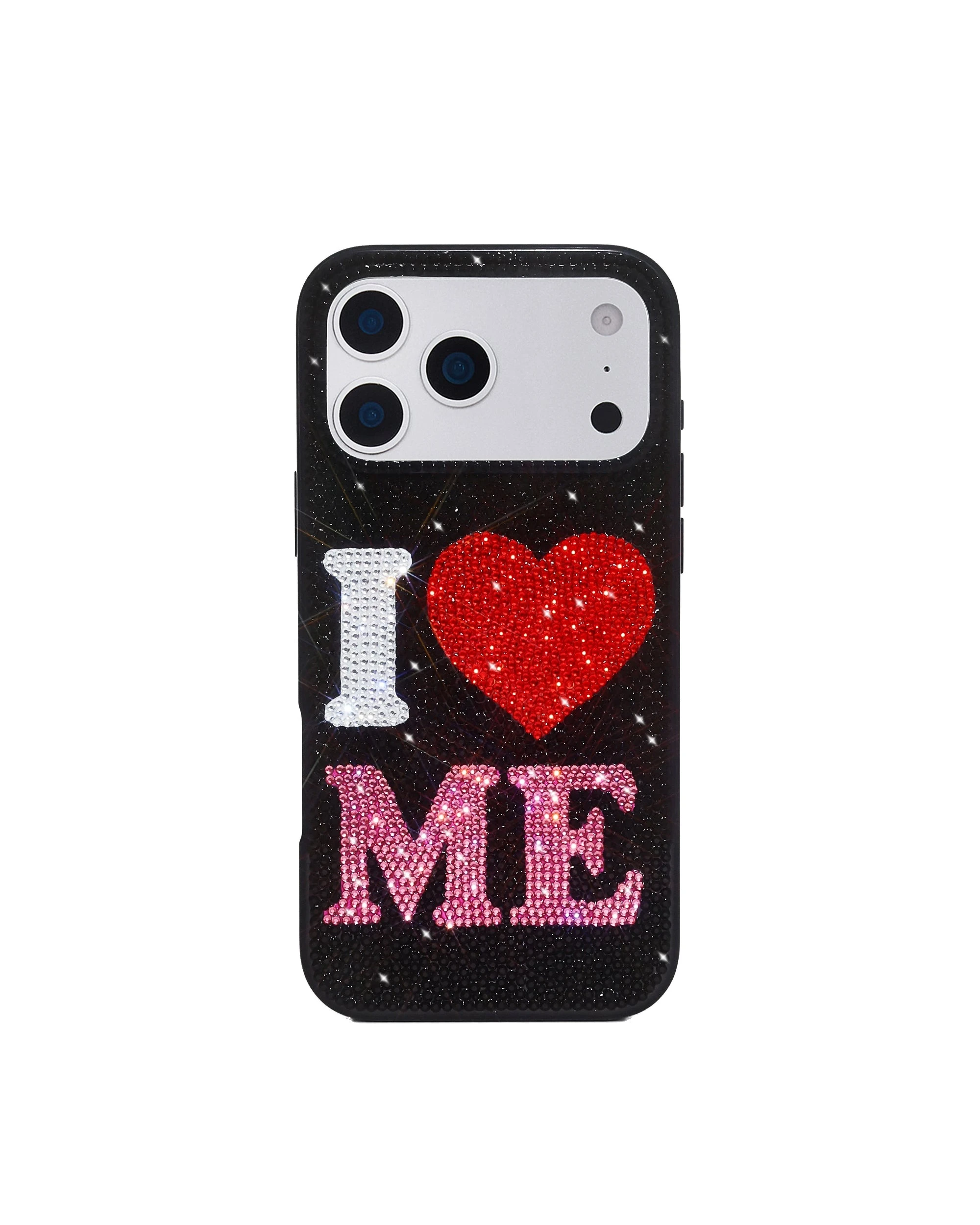 JW PEI I Love Me Artificial Crystal Phone Case in Black JW PEI I Love Me Artificial Crystal Phone Case in Black | Phone Cases | Coveti