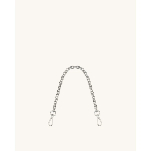 JW PEI Isla Silver Chain Strap | Bag Straps | Coveti
