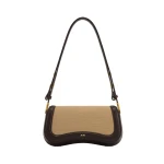 JW PEI Joy Shoulder Bag in Dark Brown Canvas | Shoulder & Crossbody Bags | Coveti