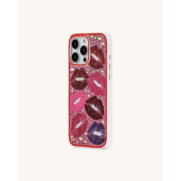 JW PEI Kiss of Glamour Phone Case in Multicolor Red | Phone Cases | Coveti