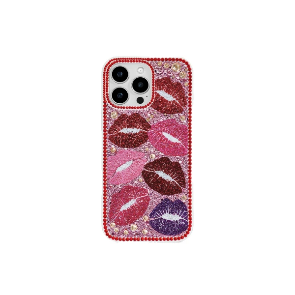 JW PEI Kiss of Glamour Phone Case in Multicolor Red | Phone Cases | Coveti