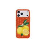 JW PEI Lemon Artificial Crystal Phone Case in Orange | Phone Cases | Coveti