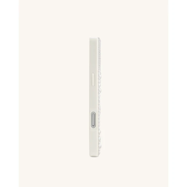 JW PEI Lemon Slice Faux Pearl Phone Case in White | Phone Cases | Coveti