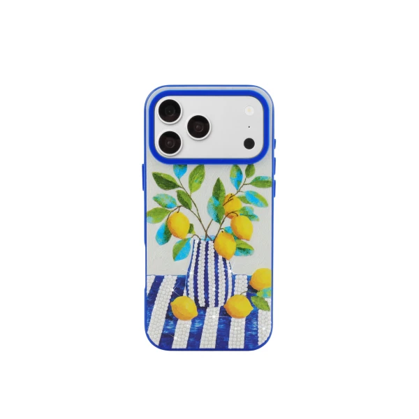 JW PEI Lemon Vase Art Phone Case in Blue | Phone Cases | Coveti