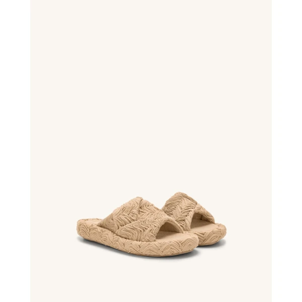 JW PEI Lilah Woven Platform Sandal in Beige | Sandals | Coveti