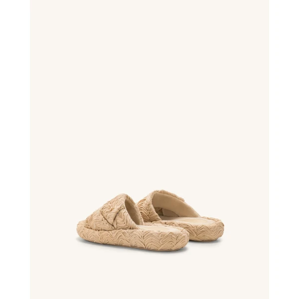 JW PEI Lilah Woven Platform Sandal in Beige | Sandals | Coveti