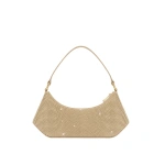 JW PEI Lily Artificial Crystal Shoulder Bag in Champagne | Shoulder & Crossbody Bags | Coveti