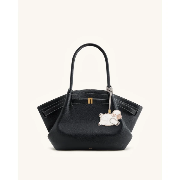 JW PEI Little Sheep Bag Charm in White | Bag Charms | Coveti