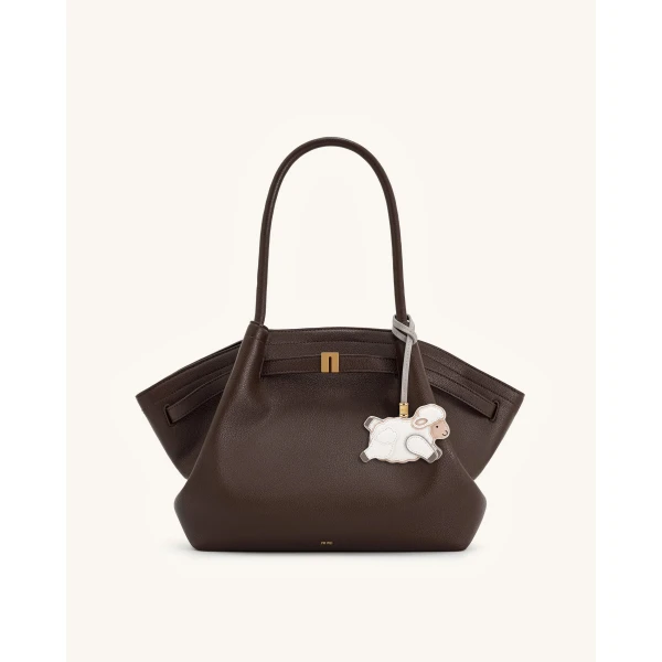 JW PEI Little Sheep Bag Charm in White | Bag Charms | Coveti