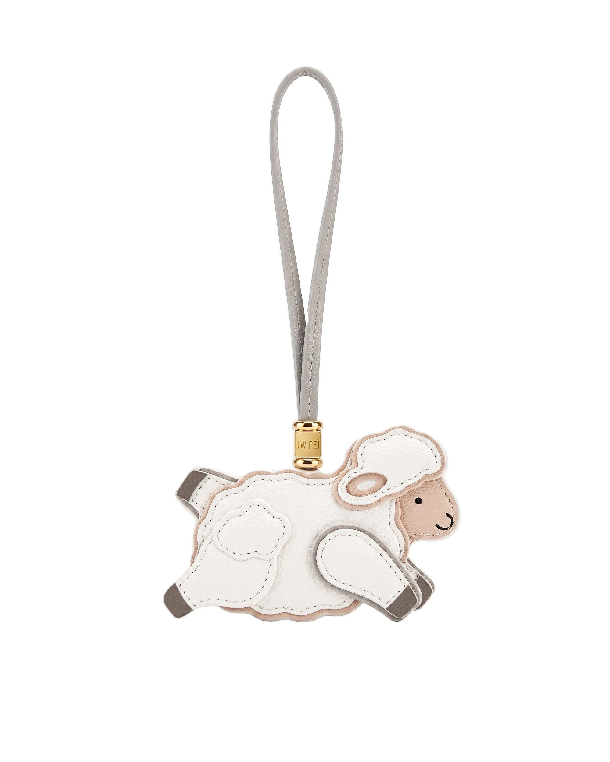 JW PEI Little Sheep Bag Charm in White JW PEI Little Sheep Bag Charm in White | Bag Charms | Coveti