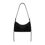JW PEI Loriette Faux Suede Crossbody Bag in Black | Shoulder & Crossbody Bags | Coveti
