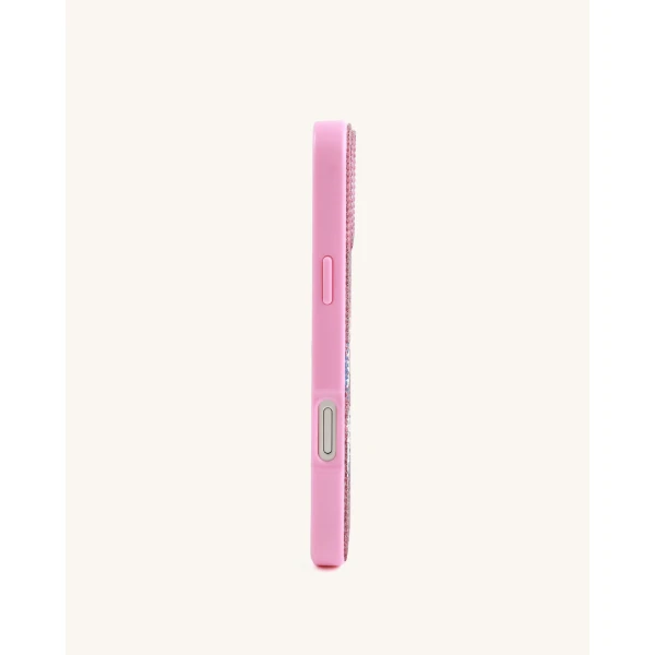JW PEI Lucky You Artificial Crystal Phone Case in Pink | Phone Cases | Coveti