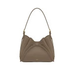JW PEI Mabel Soft Bow Shoulder Bag in Camel Gray | Shoulder & Crossbody Bags | Coveti