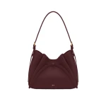 JW PEI Mabel Soft Bow Shoulder Bag in Dark Red | Shoulder & Crossbody Bags | Coveti