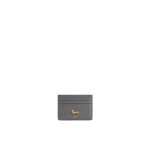JW PEI Maeve Dachshund Metal Emblem Card Holder in Charcoal Gray | Wallets & Purses | Coveti
