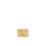 JW PEI Maeve Faux Straw Dachshund Metal Emblem Card Holder in Natural | Wallets & Purses | Coveti