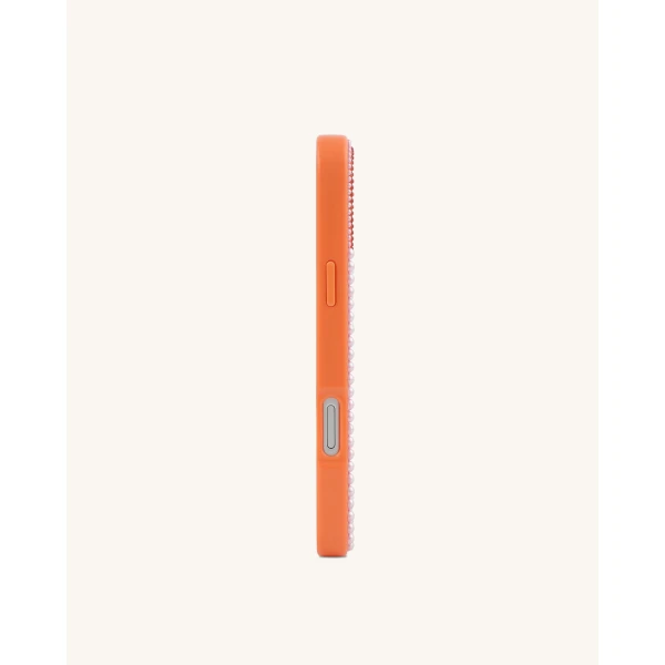 JW PEI Mediterranean Sardines Artificial Crystal Phone Case in Orange | Phone Cases | Coveti