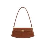 JW PEI Noelle Croc Arc Shoulder Bag in Brown | Shoulder & Crossbody Bags | Coveti