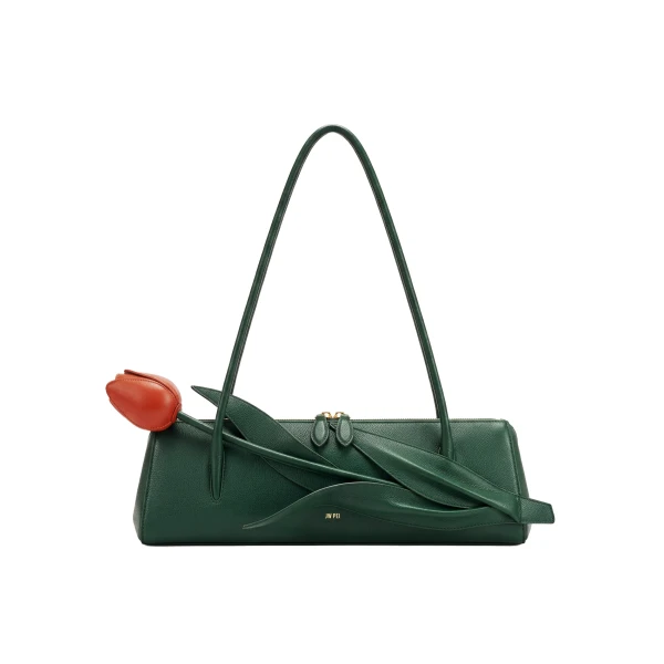 JW PEI Nova Flower Shape Shoulder Bag in Forest Green | Shoulder & Crossbody Bags | Coveti