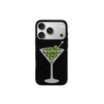 JW PEI Olive Martini Artificial Crystal Phone Case in Black | Phone Cases | Coveti