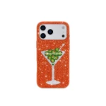 JW PEI Olive Martini Artificial Crystal Phone Case in Orange | Phone Cases | Coveti
