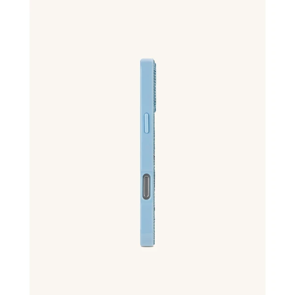 JW PEI Orca Pair Artificial Crystal Phone Case in Light Blue | Phone Cases | Coveti