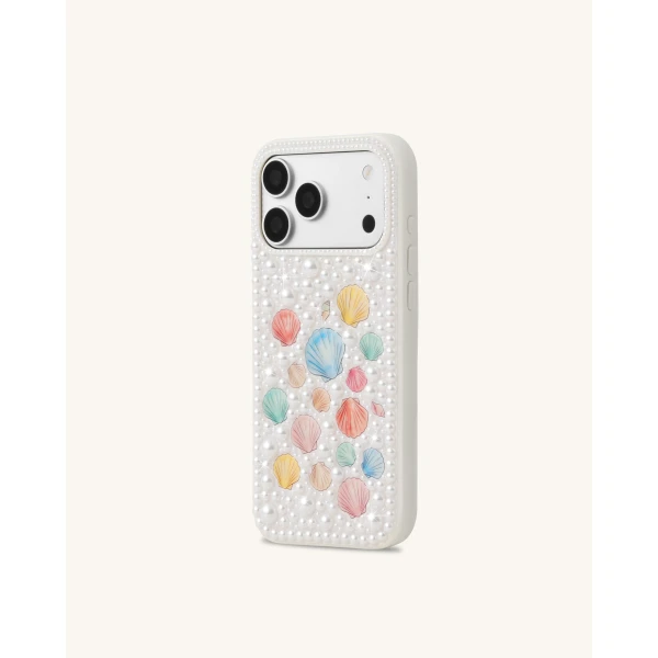 JW PEI Pastel Seashell Pearl Phone Case in White | Phone Cases | Coveti