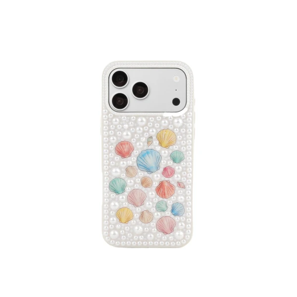 JW PEI Pastel Seashell Pearl Phone Case in White | Phone Cases | Coveti