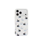 JW PEI Pearl Swan Embellished Phone Case in White | Phone Cases | Coveti