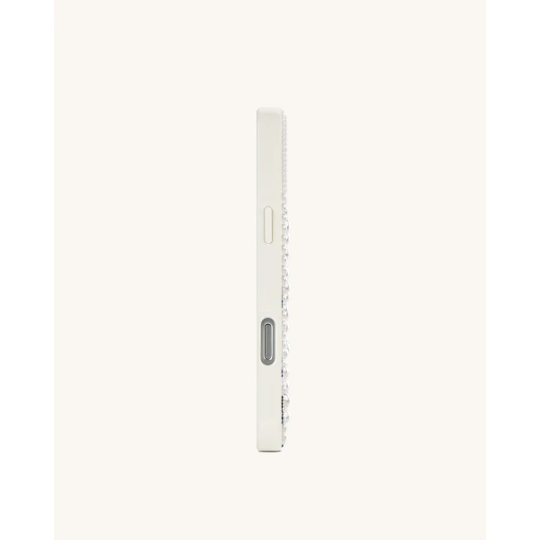 JW PEI Pearl Swan Embellished Phone Case in White | Phone Cases | Coveti
