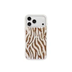 JW PEI Pearl Zebra Stripe Artificial Crystal Phone Case in White | Phone Cases | Coveti