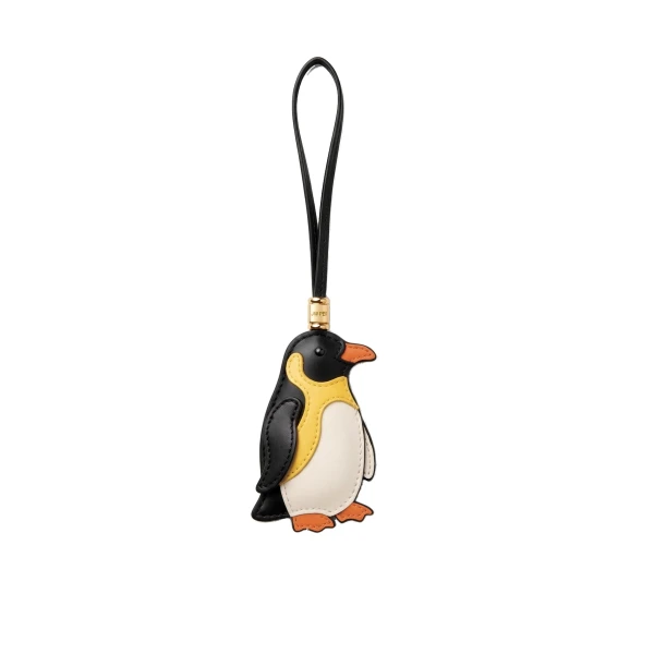 JW PEI Penguin Bag Charm in Black Multi | Bag Charms | Coveti