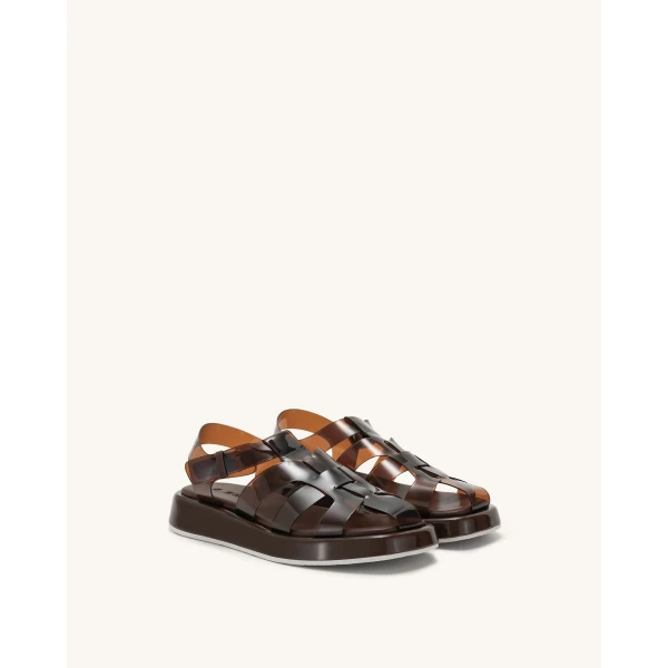 JW PEI Piper Platform Sandal in Coffee | Sandals | Coveti