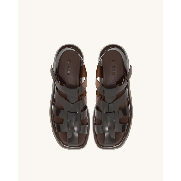 JW PEI Piper Platform Sandal in Coffee | Sandals | Coveti