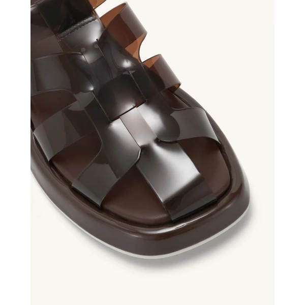 JW PEI Piper Platform Sandal in Coffee | Sandals | Coveti
