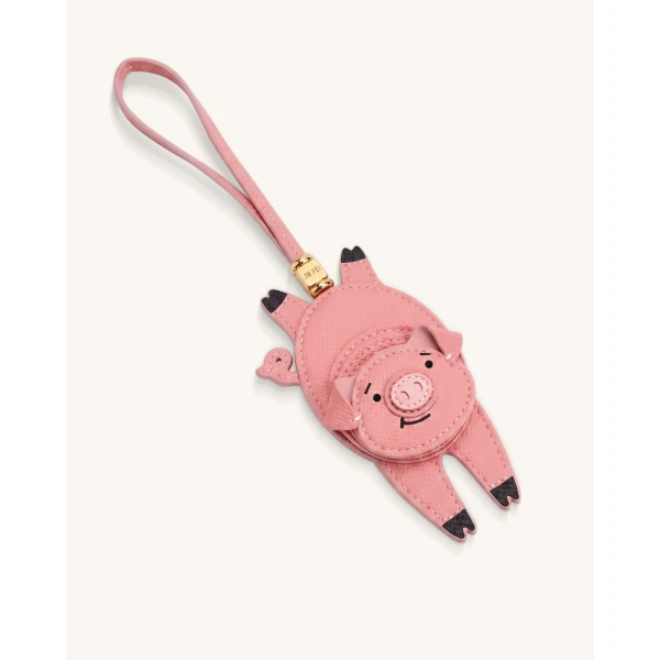 JW PEI Playful Pig Bag Charm in Pink | Bag Charms | Coveti