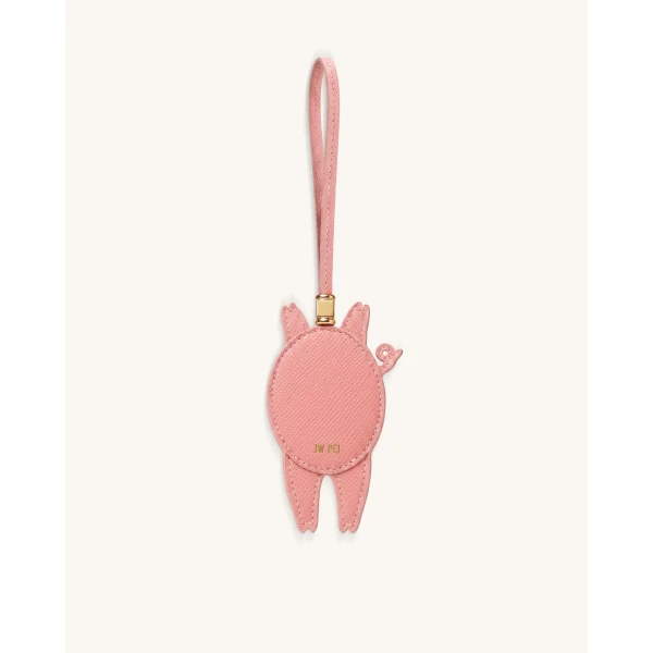 JW PEI Playful Pig Bag Charm in Pink | Bag Charms | Coveti