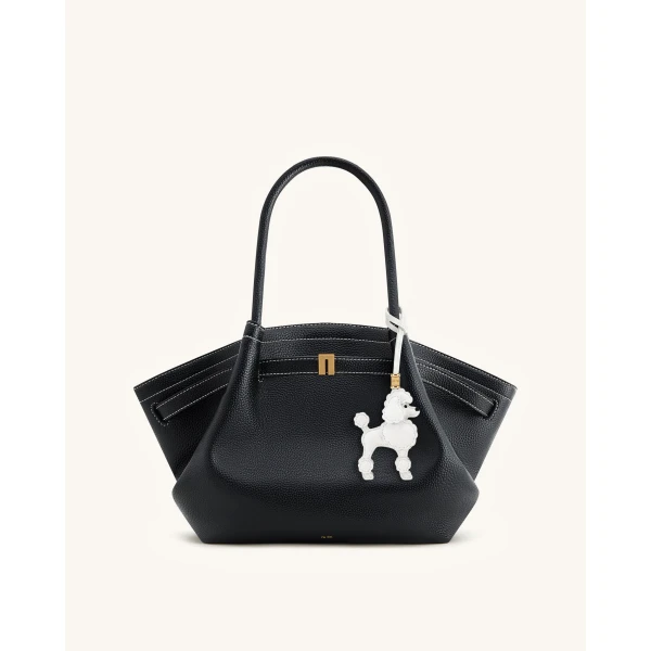 JW PEI Poodle Bag Charm in White | Bag Charms | Coveti