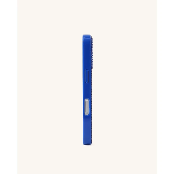 JW PEI Rainbow Dog Artificial Crystal Phone Case in Blue | Phone Cases | Coveti