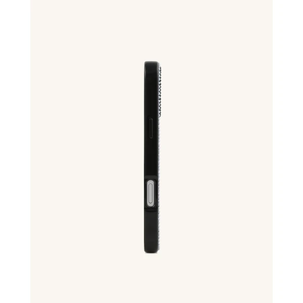 JW PEI Retro Icon Artificial Crystal Phone Case in Black | Phone Cases | Coveti
