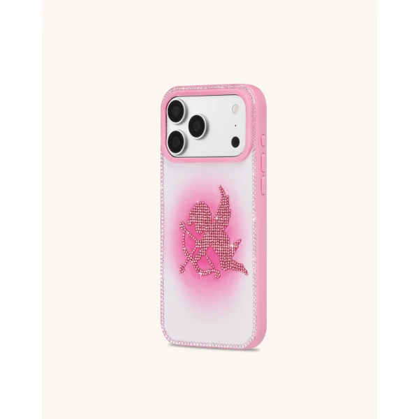 JW PEI Rhinestone Angel Phone Case in Pink | Phone Cases | Coveti