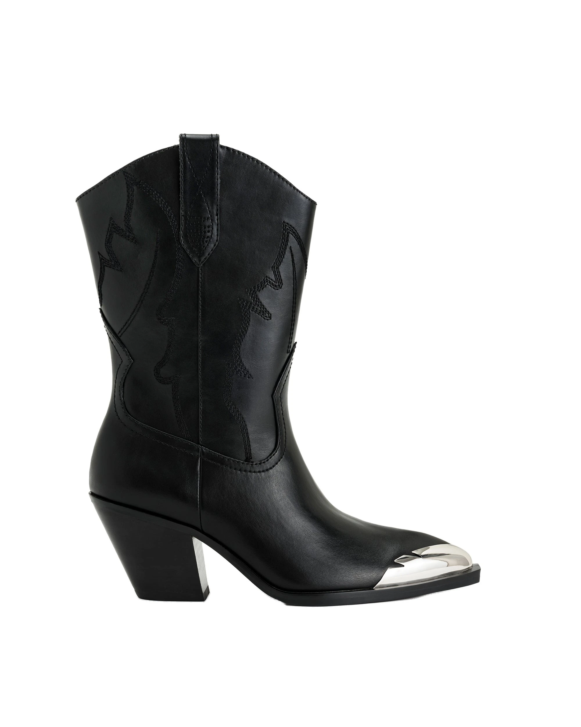 JW PEI Riya Cowboy Boot in Black JW PEI Riya Cowboy Boot in Black | Boots | Coveti