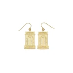 JW PEI Roman Arch Earrings in 18ct Gold Plated & White Zircon | Jewelry | Coveti