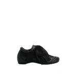 JW PEI Rosie Bow Tie Low Top Sneakers in Black | Sneakers | Coveti