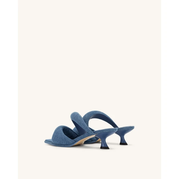 JW PEI Sara Mule Denim in Blue | Mules | Coveti