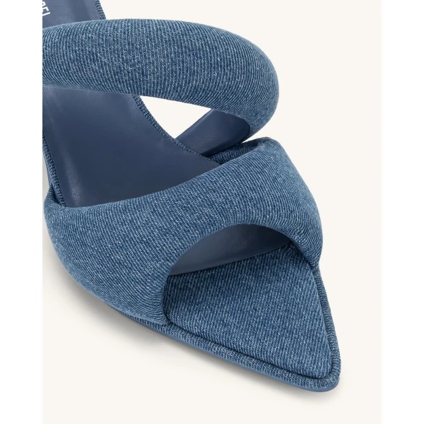 JW PEI Sara Mule Denim in Blue | Mules | Coveti