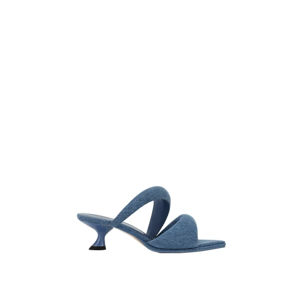 JW PEI Sara Mule Denim in Blue | Mules | Coveti