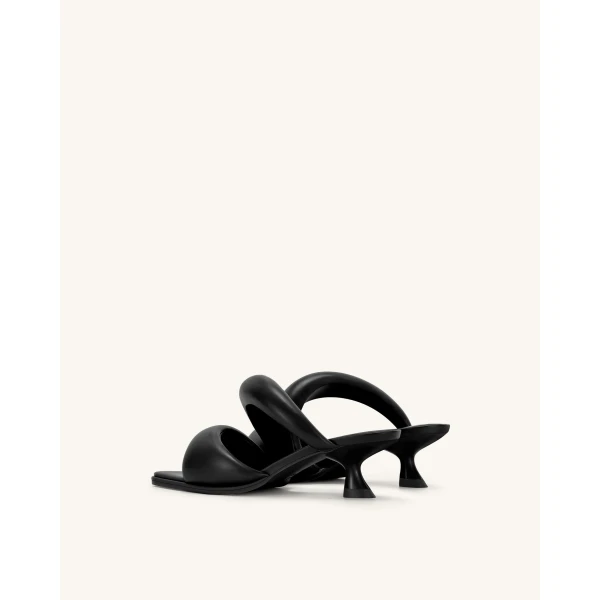 JW PEI Sara Mule in Black | Mules | Coveti