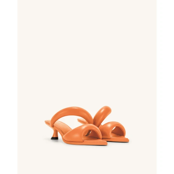 JW PEI Sara Mule in Tangerine | Mules | Coveti